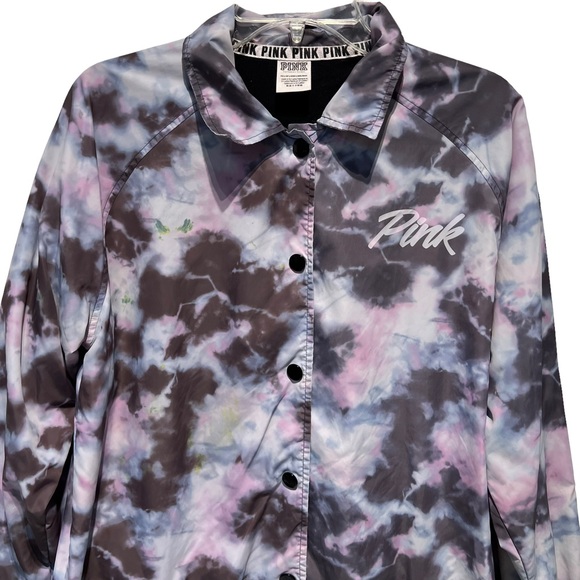 VS PINK Tie Dye Windbreaker Jacket - Picture 3 of 10